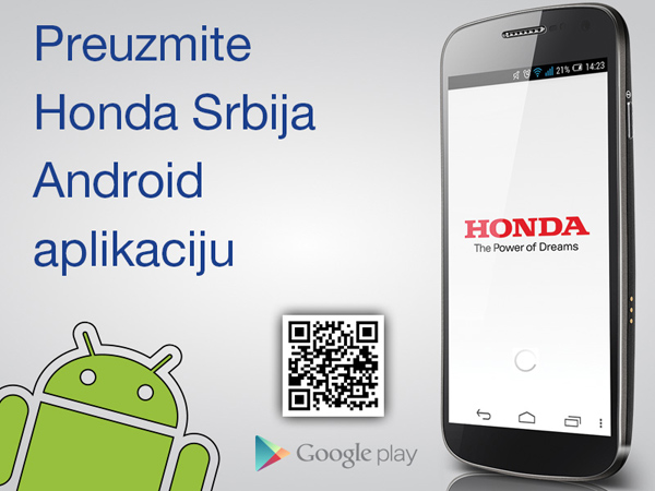 Honda Srbija Andrid aplikacija