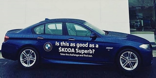 Irski prodavac Škode poredi Superb i BMW serije 5 (FOTO)