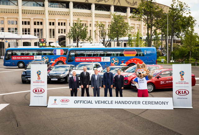Kia predala vozila organizatorima svetskog prvenstva u fudbalu u Rusiji
