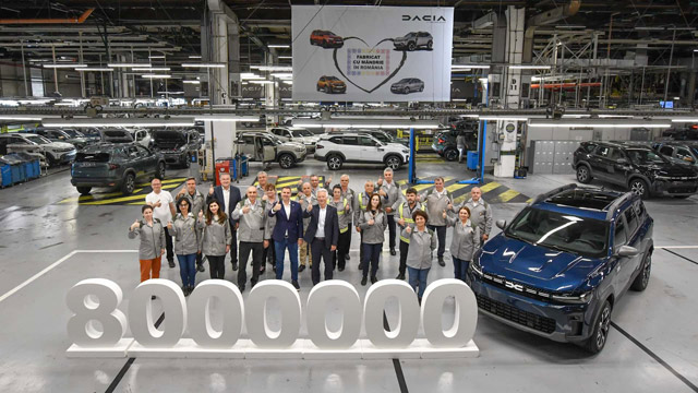 Dacia proizvela 8 miliona automobila! Slavljenik je Bigster Dacia proizvela 8 miliona automobila! Slavljenik je Bigster