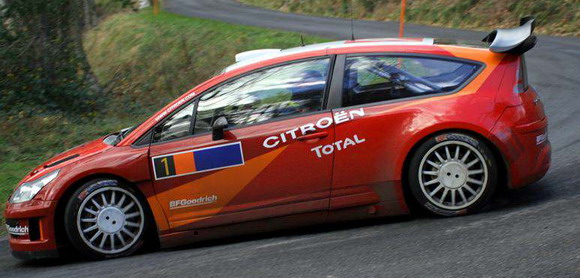 Loeb - Test Citroen-a C4 WRC