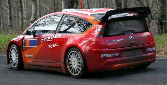 Loeb - Test Citroen-a C4 WRC