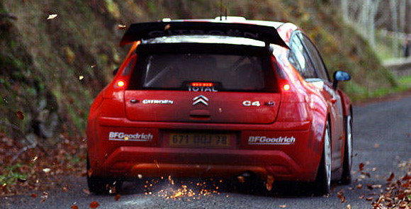 Loeb - Test Citroen-a C4 WRC