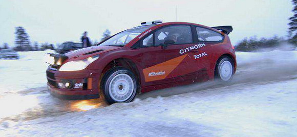 Citroen C4 WRC - zimski testovi