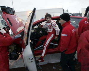 Citroen C4 WRC - zimski testovi
