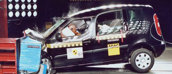 Euro NCAP  - pet zvezdica za Škodu Roomster