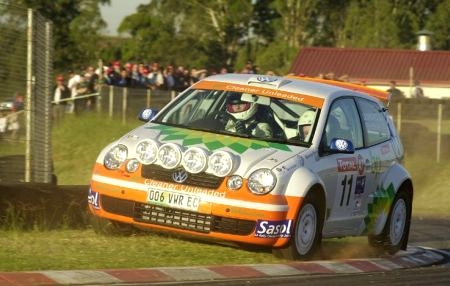 Czopik i VW Polo S2000 u ERC-u 07