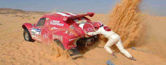 Dakar 06 stage 9 - Mitsubishi na čelu, VW u problemu!