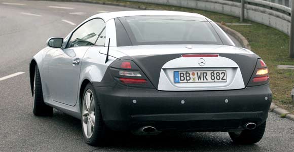 Mercedes SLK facelift - špijunske fotke