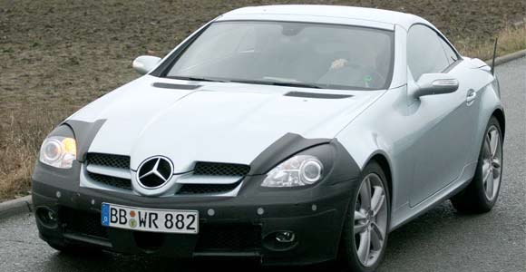 Mercedes SLK facelift - špijunske fotke