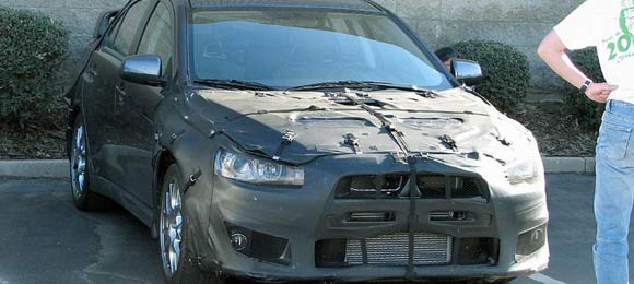 Mitsubishi Lancer EVO X u završnoj razvojnoj fazi