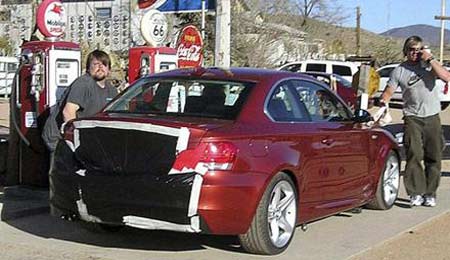 BMW 1 coupe - špijunske fotke