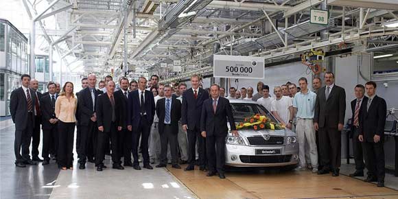 Škoda Auto slavi jubilej - 500.000. Octavia
