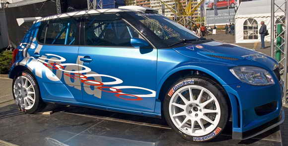Rally - Skoda Fabia S2000 tek 2008-e
