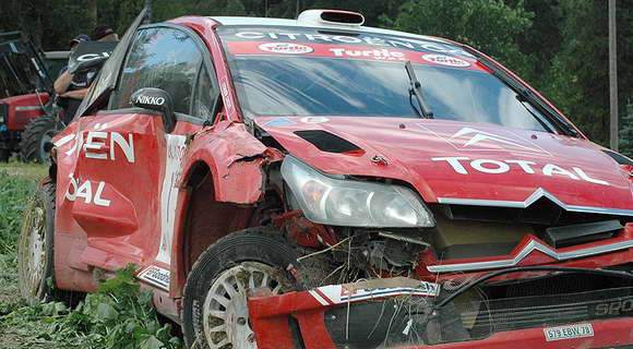 WRC - Dani Sordo, još jedan uništeni C4 WRC!