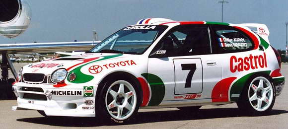 Andrej Jereb za volanom Toyote Corolle WRC !
