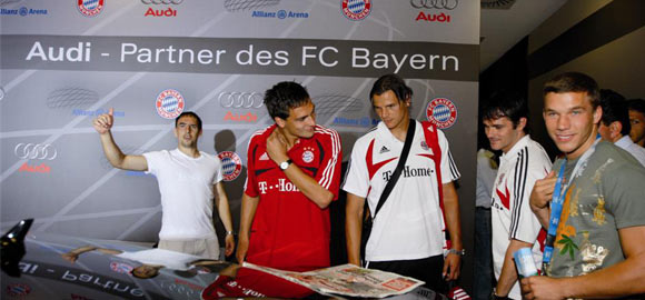 Zvezde Bayerna u novim Audi automobilima