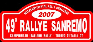 FIA IRC, Sanremo Rally – Lista prijava