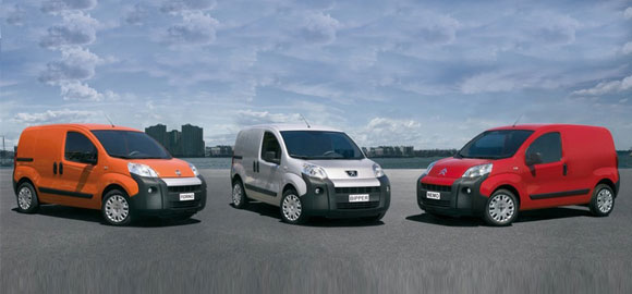 Citreon Nemo, Fiat Fiorino i Peugeot Bipper