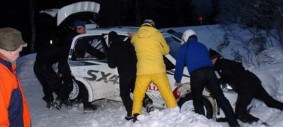 WRC – Suzuki, zimski testovi