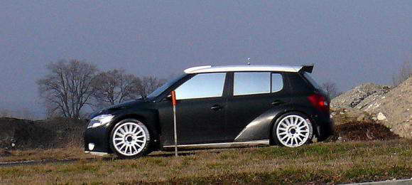 Rally – Škoda Fabia S2000, video