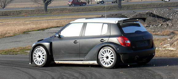 Rally – Škoda Fabia S2000, makadamski testovi