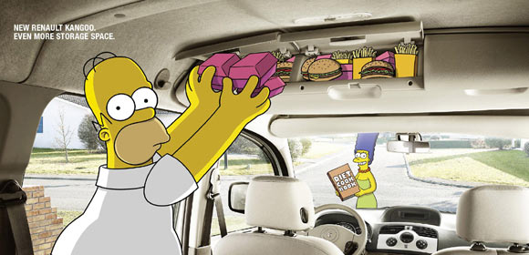 Renault Kangoo i Simpsonovi