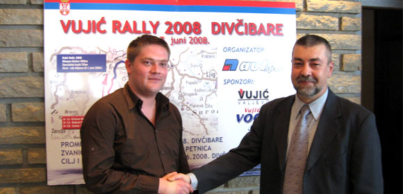 Vujić Rally 2008 - Divčibare - konferencija za medije