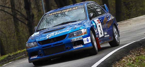 Rally – Slovenački Evo IX na bioetanol