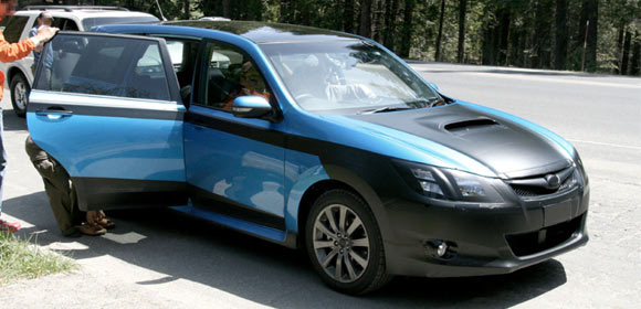 Subaru Exiga - špijunske fotografije