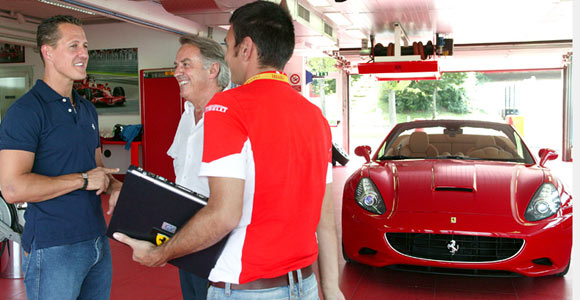 Michael Schumacher razvija model Ferrari California