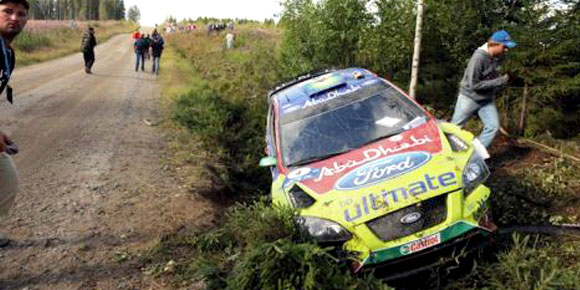 WRC Finska 08 - Loeb u vođstvu, Latvala out! +VIDEO