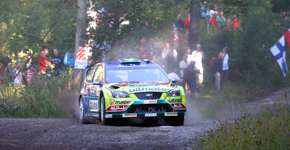 WRC - Neste Oil Rally Finland - Loeb vodi, Aava odustao