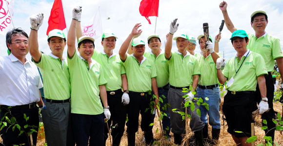 Toyota sprovodi akciju sađenja drveća na Tajlandu