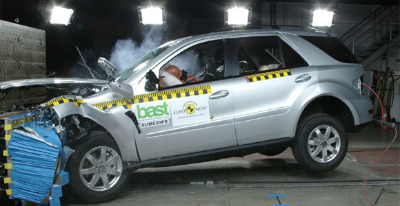 Euro NCAP: maksimalnih 5 zvezdica za Mercedes-Benz ML