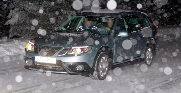 Saab 9-3X - špijunske fotografije