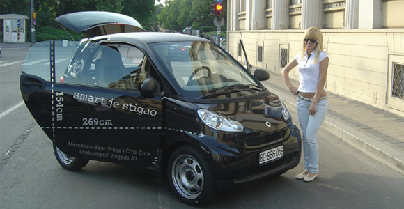 Smart Fortwo na manifestaciji Noć muzeja