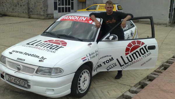 Hrvatska, rally - Osnovan LLumar rally team