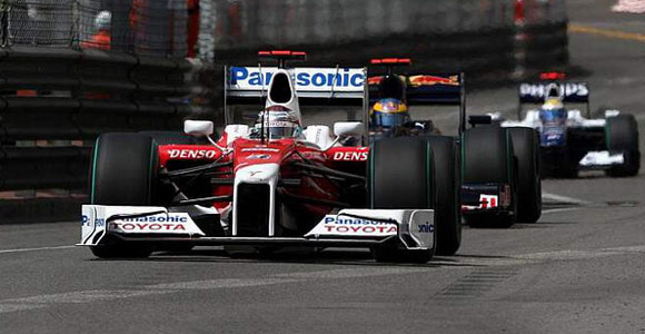 F1 Monte Carlo - Masa bolida na startu