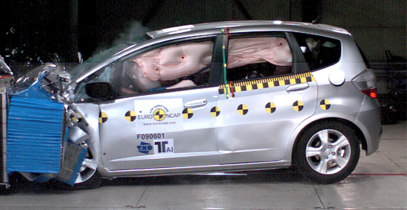 Honda Jazz - maksimalna ocena na Euro NCAP testovima bezbednosti