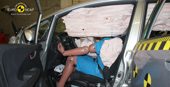Honda Jazz - maksimalna ocena na Euro NCAP testovima bezbednosti