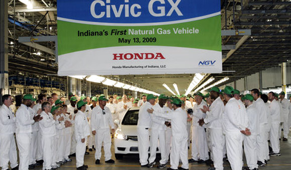 Honda počela proizvodnju modela Civic GX  na prirodni gas (SAD)