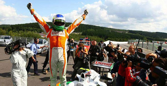 F1 VN Belgije - Fisichella osvojio istorijski pole za tim Force India