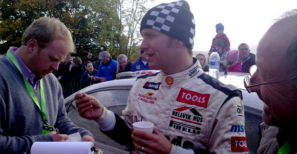 Wales Rally GB prvi dan - Leob - Hirvonen 5,3s