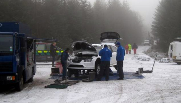WRC - Ken Block po snegu testirao pred Rally Maxico