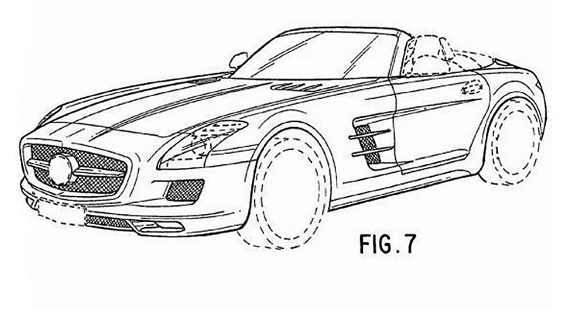 Mercedes-Benz SLS AMG Roadster - prve skice