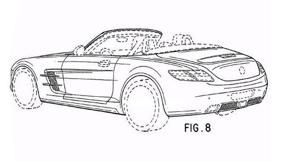 Mercedes-Benz SLS AMG Roadster - prve skice