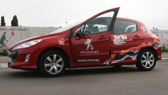 Peugeot oficijelno vozilo drugog ATP turnira „Serbia Open”