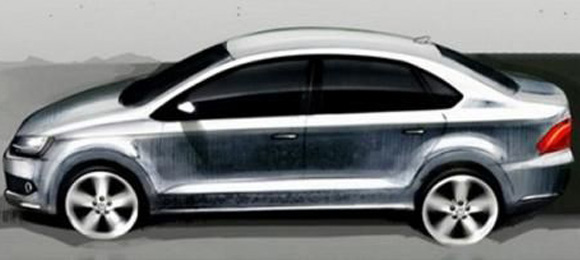 VW Polo sedan - nove oficijelne skice i informacije
