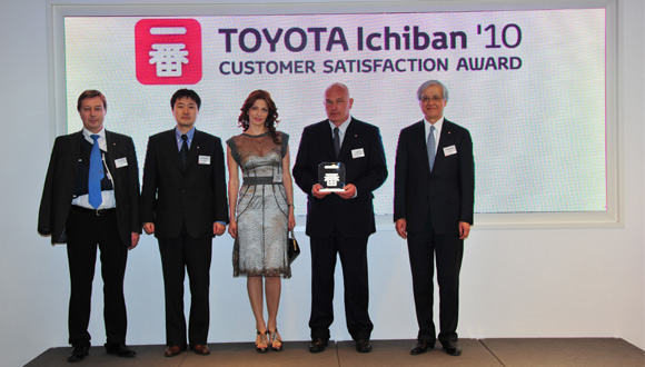“Ichiban” priznanje za zadovoljstvo kupaca za Toyota partnera u Srbiji